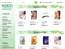 Tablet Screenshot of kauppa.katin.fi